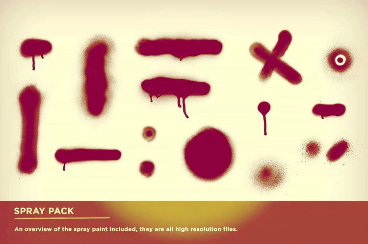 Spray paint pack texture example 3