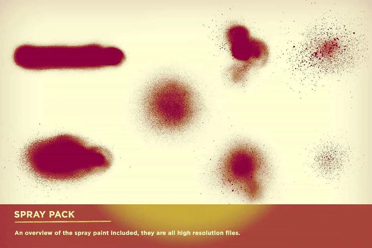 Spray paint pack texture example 4