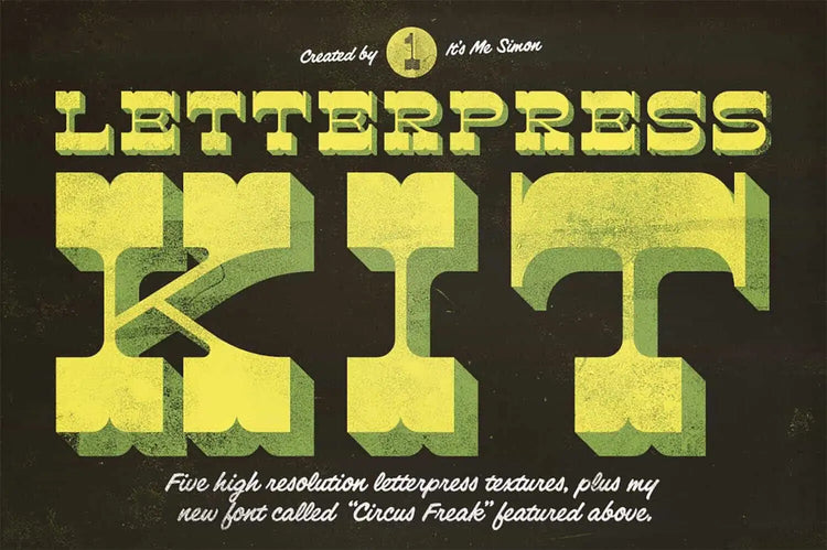 Letterpress Textures 1 texture pack preview