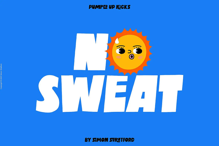 Pumped Up Kicks font design example 13