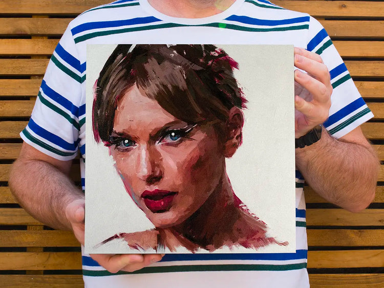Limited-edition Taylor Swift painting by London artist Simon Stratford