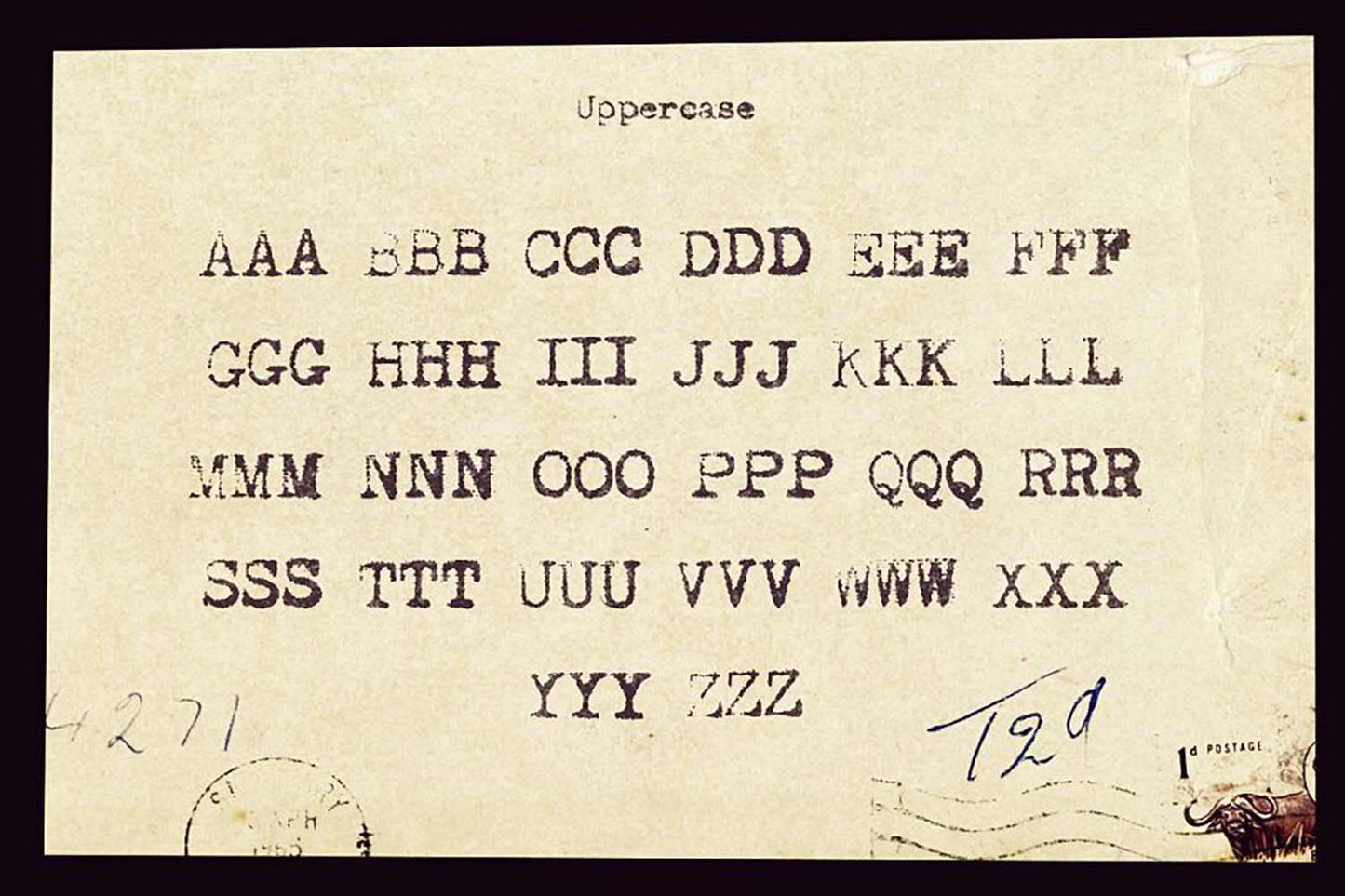 Not my type font design example 3