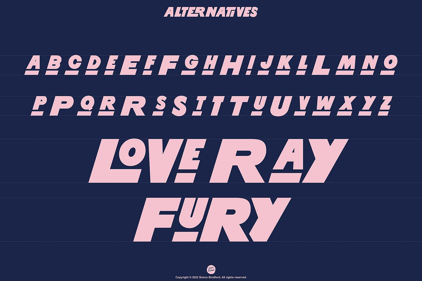 Misfitz font design example 13